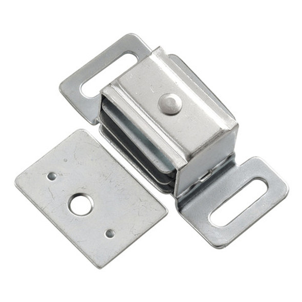 Steel Double Magnetic Catch 1-7/8'' dia. Cadmium